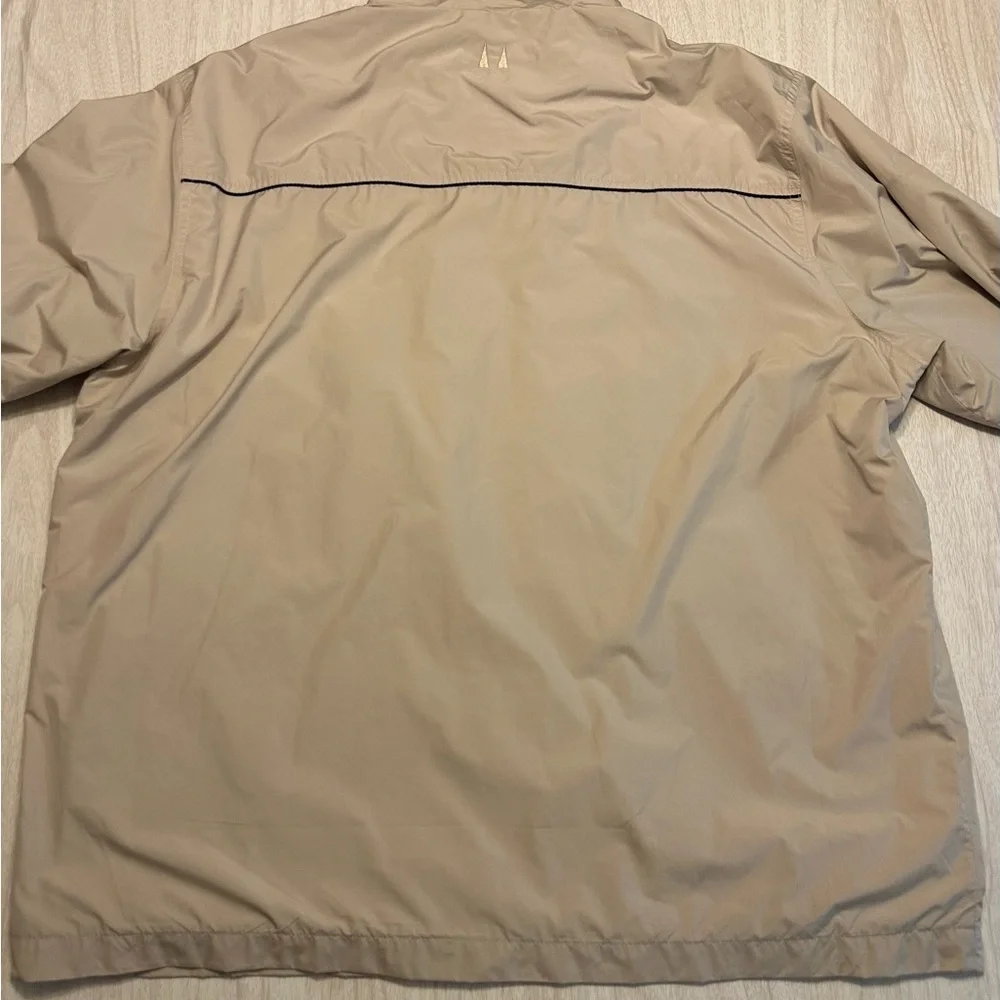 Greg Norman Collection Light Tan Windbreaker